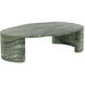 Savinah 60 X 38 inch Marble Look / Sage Outdoor Coffee Table